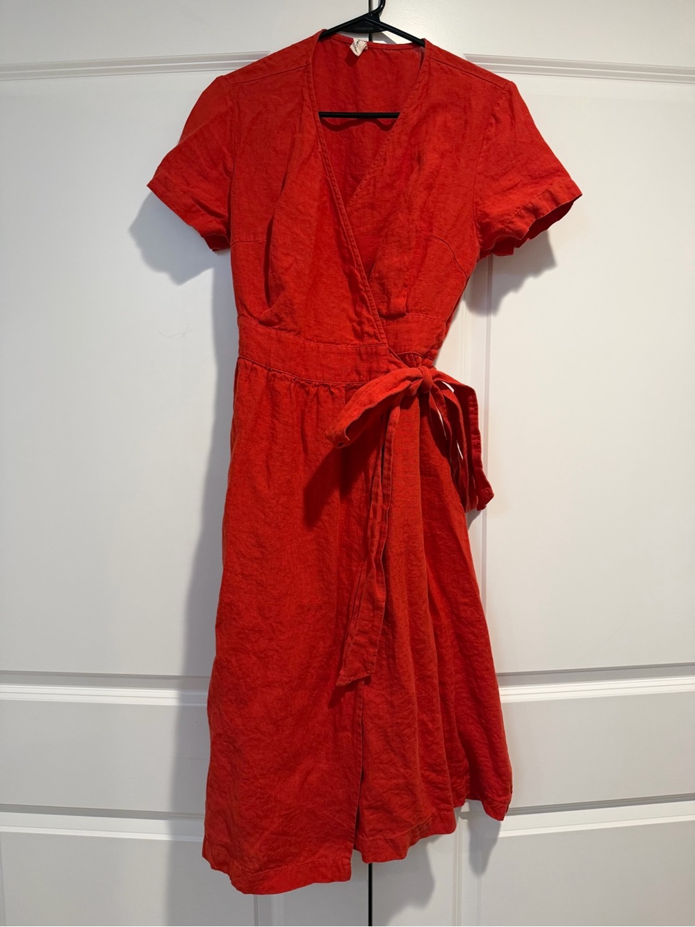 Grae Cove Wrap-Style Linen Women's Dress